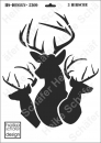 Schablone-Stencil A3 068-5209 Hirsche
